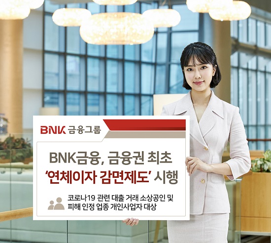 BNK연체이자 감면제도 포스터.(사진제공=BNK금융그룹)