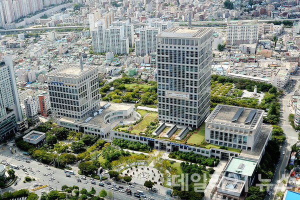 부산시청사 주변 시가지 전경 사진 [제공=부산시]