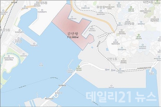 해양오염퇴적물정화복원사업 구획도(안)./(사진제공=부산시)