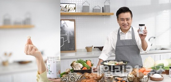 탈렌트 이광기가 자신의 브랜드 Kki (끼)를 고체육수 브랜드 '이광기의 육수한끼'를 런칭하여 인기를 끌고 있다.(제공='이광기의 육수한끼)