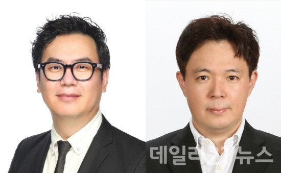 왼쪽부터 와이즈유 영산대 게임VR학부 임상국 교수, 김태환 교수. [제공=영산대학교]