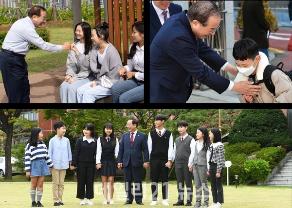 하윤수 교육감이 ‘찾아가는 한국어 교실’을 전격 추진한다./사진=부산교육청 제공